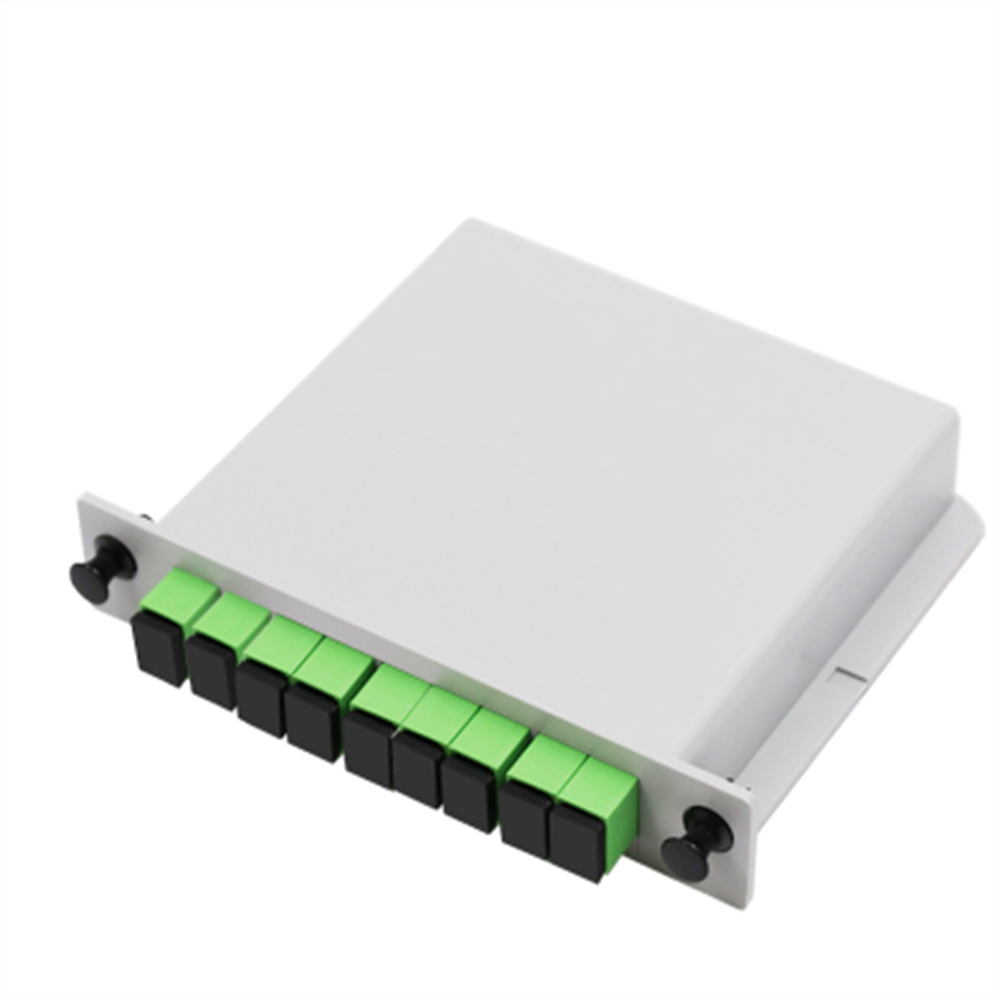 Fiber optical communication connector Insert type fiber optic splitter cassette PLC splitter 1x12 1x4
