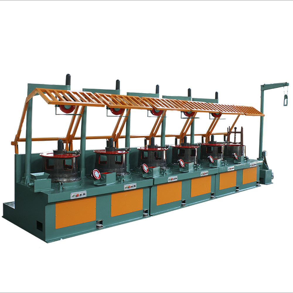Pulley Type Low Carbon Steel 1006 1008 Wire Drawing Machine