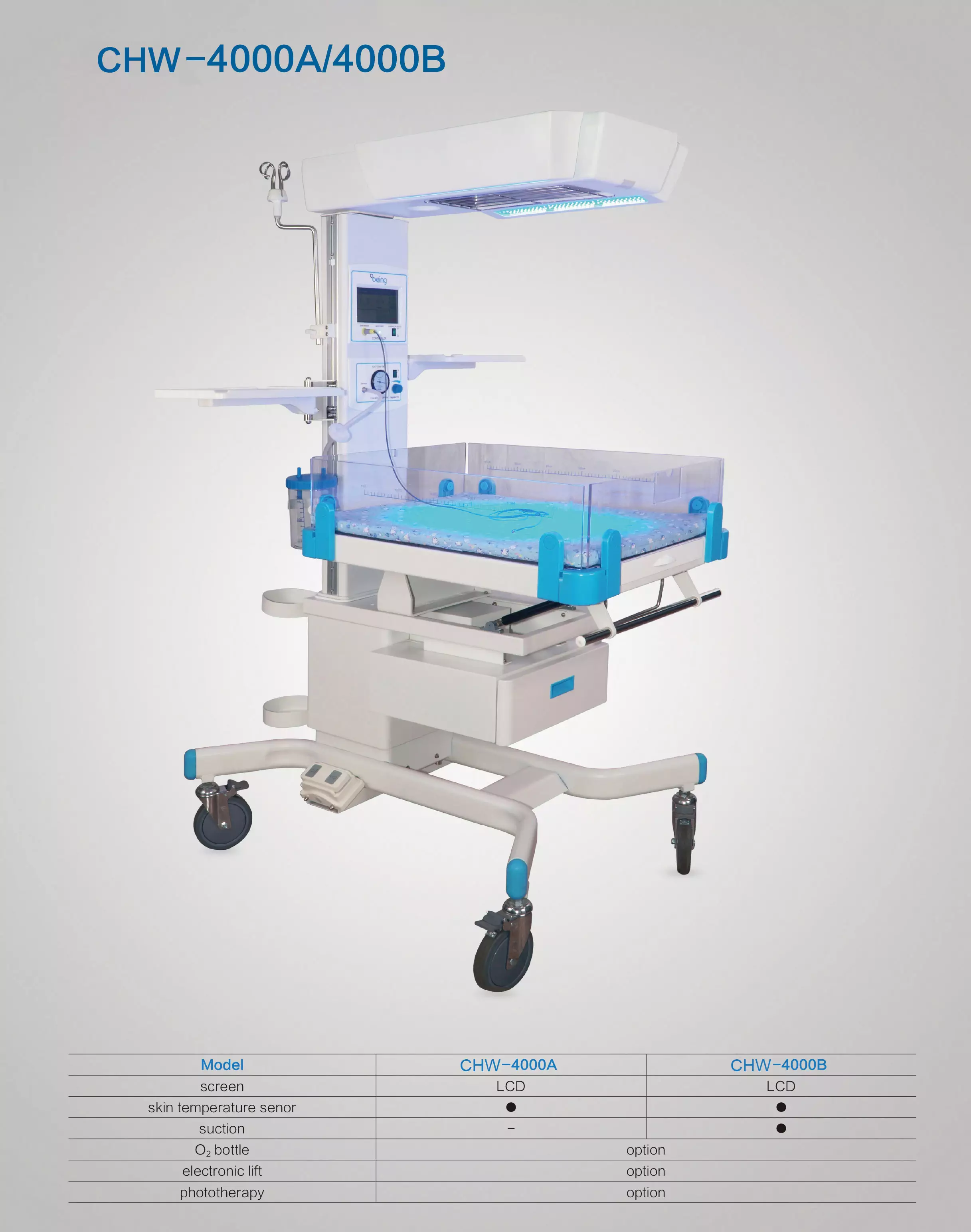 Cheap Price Premature Medical Neonate New Baby Infant Incubator radiant warmer For Newborns with infant phototherapy unit