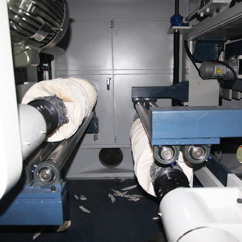 Copper-aluminum/steel-aluminum/titanium-aluminum composite material plate automatic polishing machine