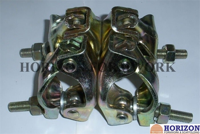 Galvanized Yellow Scaffolding Accessories Couplers EN74 Dia 48.3x48.3mm BS Marked