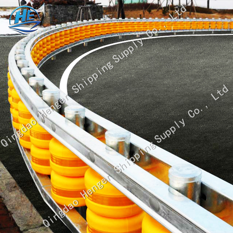 Highway Diameter 370mm Anti Shock Safety Roller Barrier