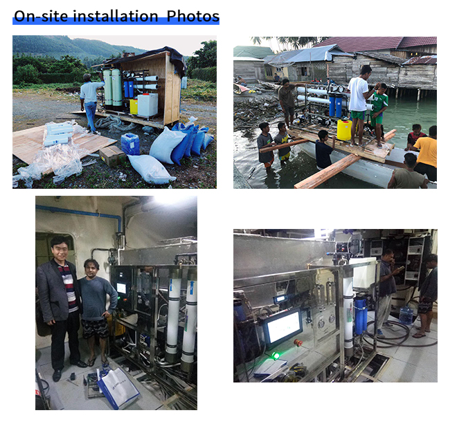 Portable small sea water seawater desalination machine for boat home