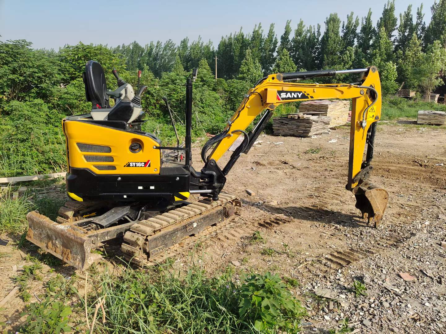 Forestry Work Used Mini Excavator SY16C SY18C SY26U SY35U SY50U Mini Crawler Excavator