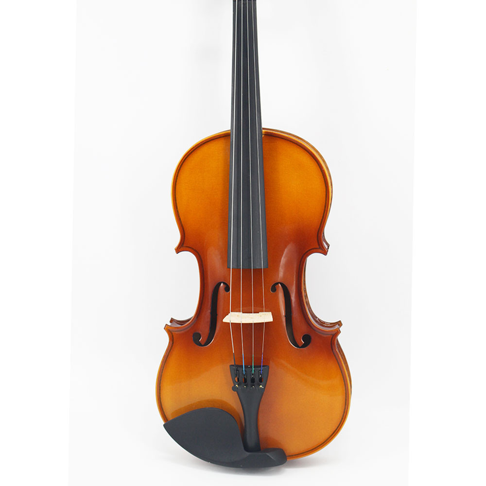 Professional golden yellow natural flame maple handmade violin VA-303 caterina middle grade Handmade violin