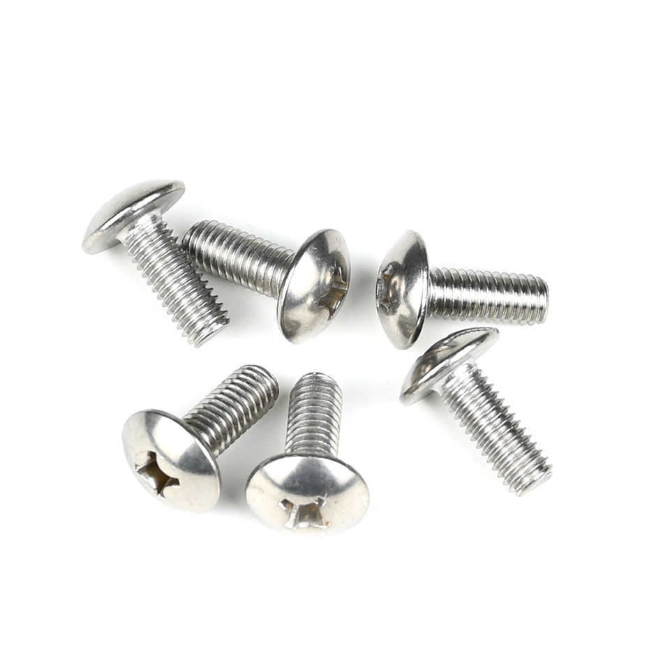 Long M6 X 16 Phillips Truss Head Machine Screws For Kitchen Hood With Ruspert Finish