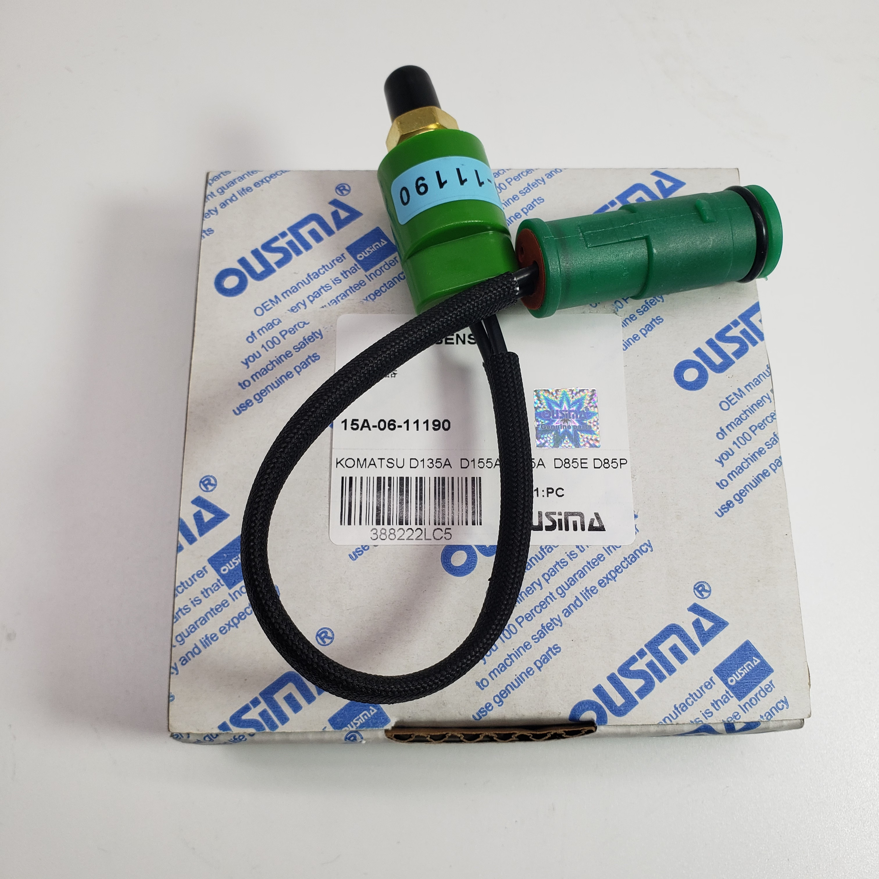 Pressure Sensor 15A-06-11190 For Komatsu D135A D155A D85A D85E D85P