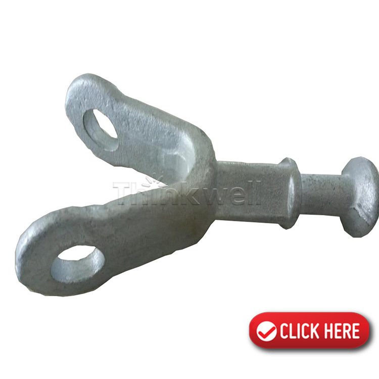 Forged Triple Eye Earth Anchor Rod Thimble Eye Anchor Rod