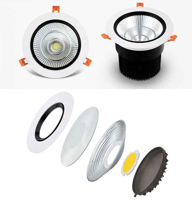 85V - 265V Dimmable LED Downlights , 5 Inch 18W Ceiling Recessed Down Lights