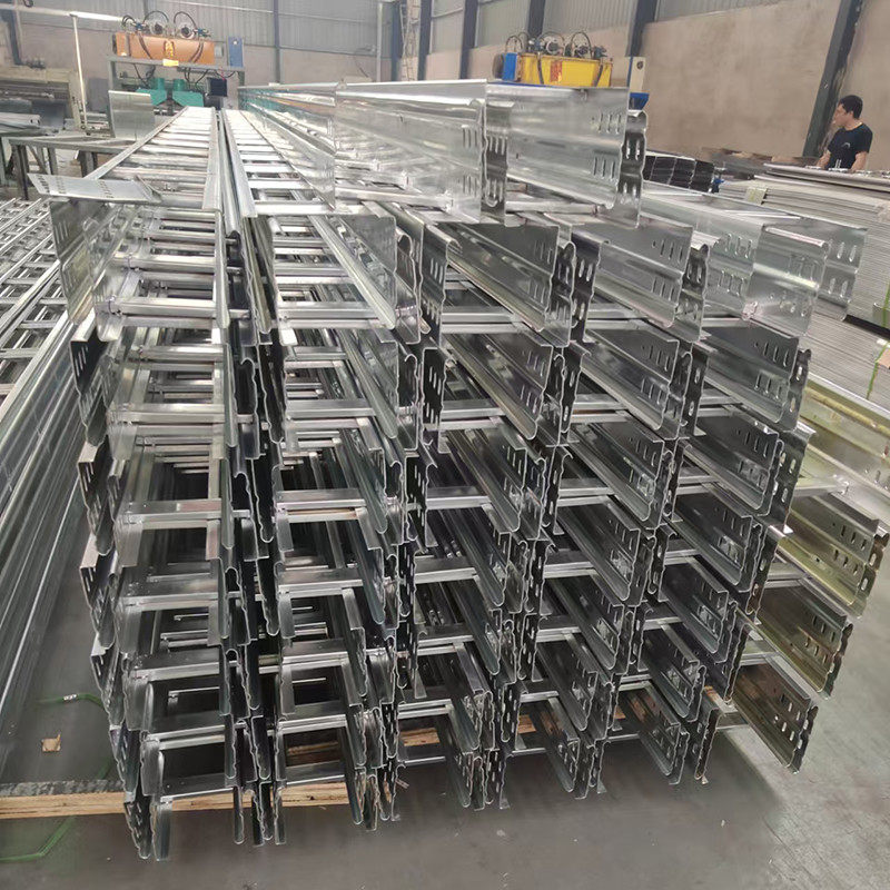 Fire Resistance Steel Ladder Tray For Optimal Ventilation Electric Cable Trunking