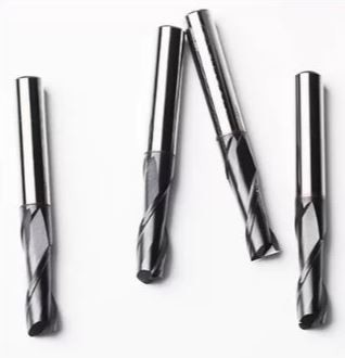Two Flutes Milling Tungsten Carbide End Mill Smooth Shank S Excellent Chamfering