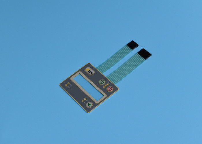 Translucent Led Tactile Membrane Touch Switch With Double Circuit