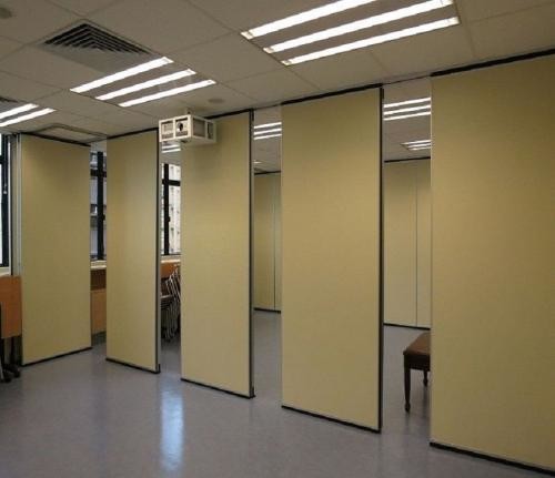 Movable Wall Wood Folding Partition Wall Operable Door Acoustic Partition Wall For Office