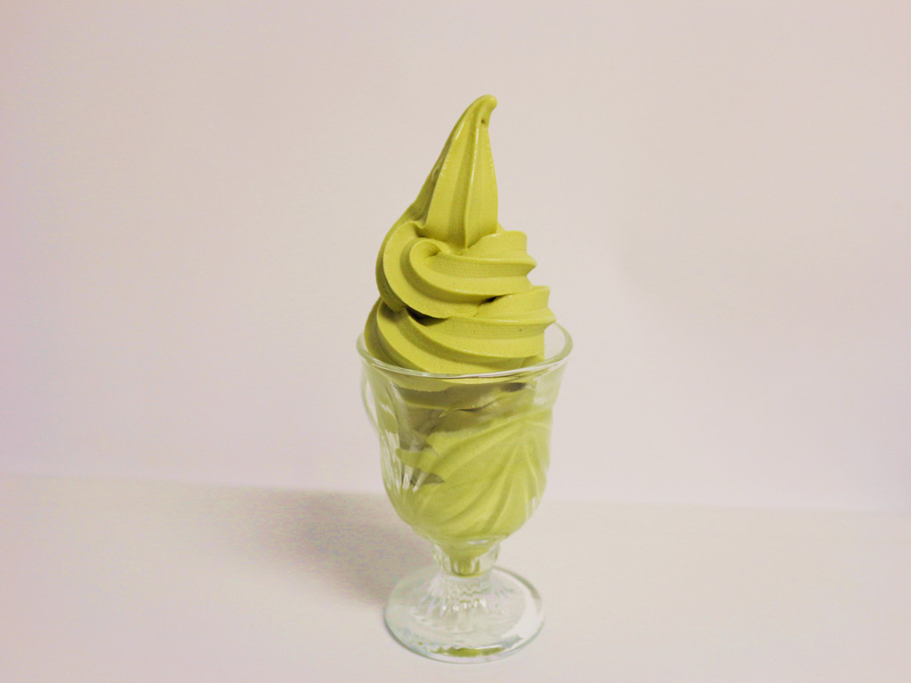 Green tea Matcha soft ice cream powder supplier OceanPower Gelinao Halal HACCP