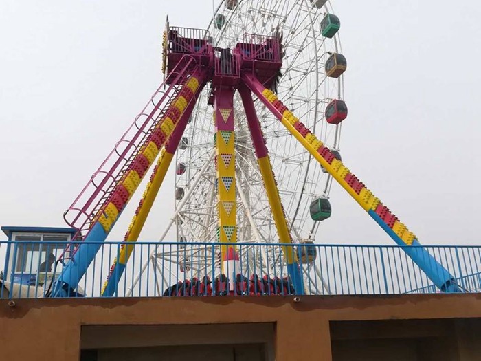 240 Degree Giant Pendulum Amusement Ride Customized Color With Music System