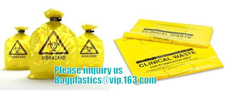 PE packing bag for Asbestos fibers, large size thicker LDPE asbestos remove bags, Large Asbestos Waste Removal Bags, pac