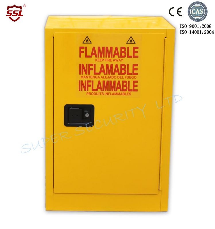 Cold-Rolled Steel Corrosive Chemical Storage Cabinet Fireproof Red for Hospital