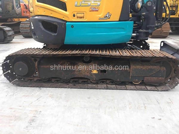 Used mini digger Kubota55 Japan origin cheap price/Second hand hydraulic crawler Excavator Kubota55 High quality