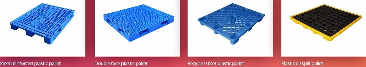 Detachable plastic 4 drum oil spill pallet, 1300*660*150 mm 2 drum spill containment pallet, Nestable 2 drum spill conta