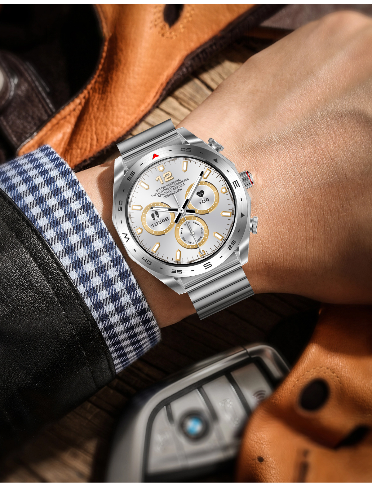 Long Battery Life TWS Support Smartwatch With Music Bracelet Syncs