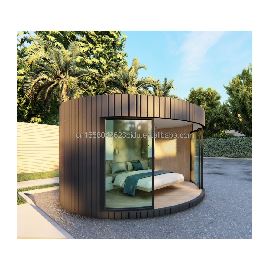 50/75/100mm Wave Sandwich Panel Wall EU Prefabricated Container House for Couples' Residential or Hotel