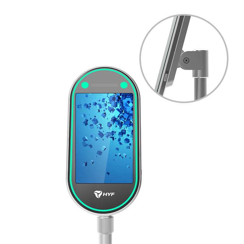 8 Inch Oval Verification Facial Identification Terminal Attendance Machine Face Detection
