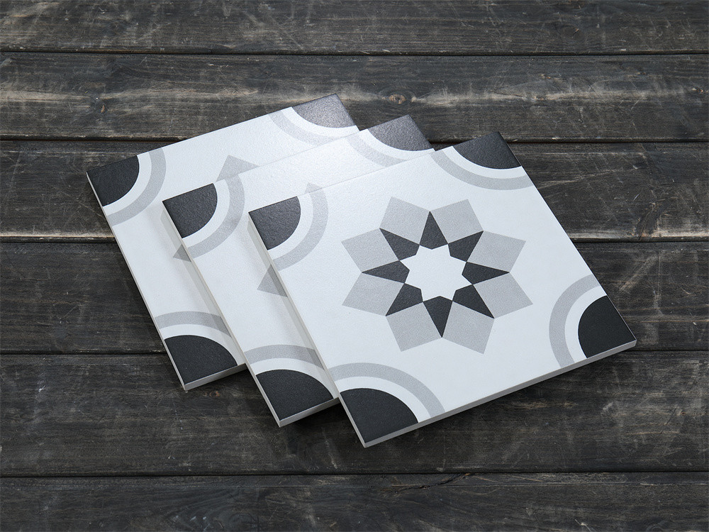 Gray 20x20cm Floor Tiles For Hotel And 200x200mm Wall And Floor Ceramic Rustic Tile For Bathroom