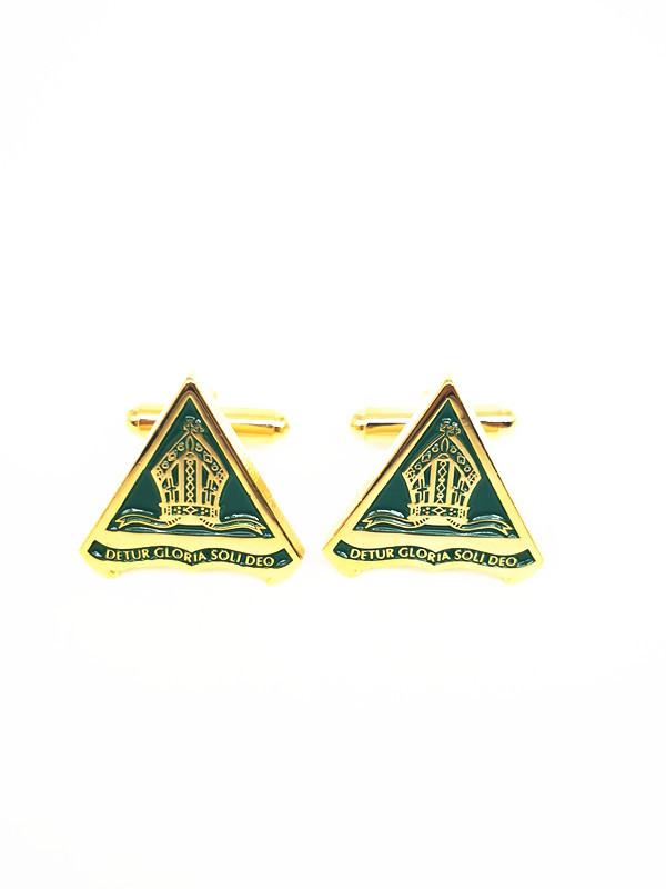 Fashion Mens Gold Cufflinks / Mens Silver Cufflinks Customized Size For Gift
