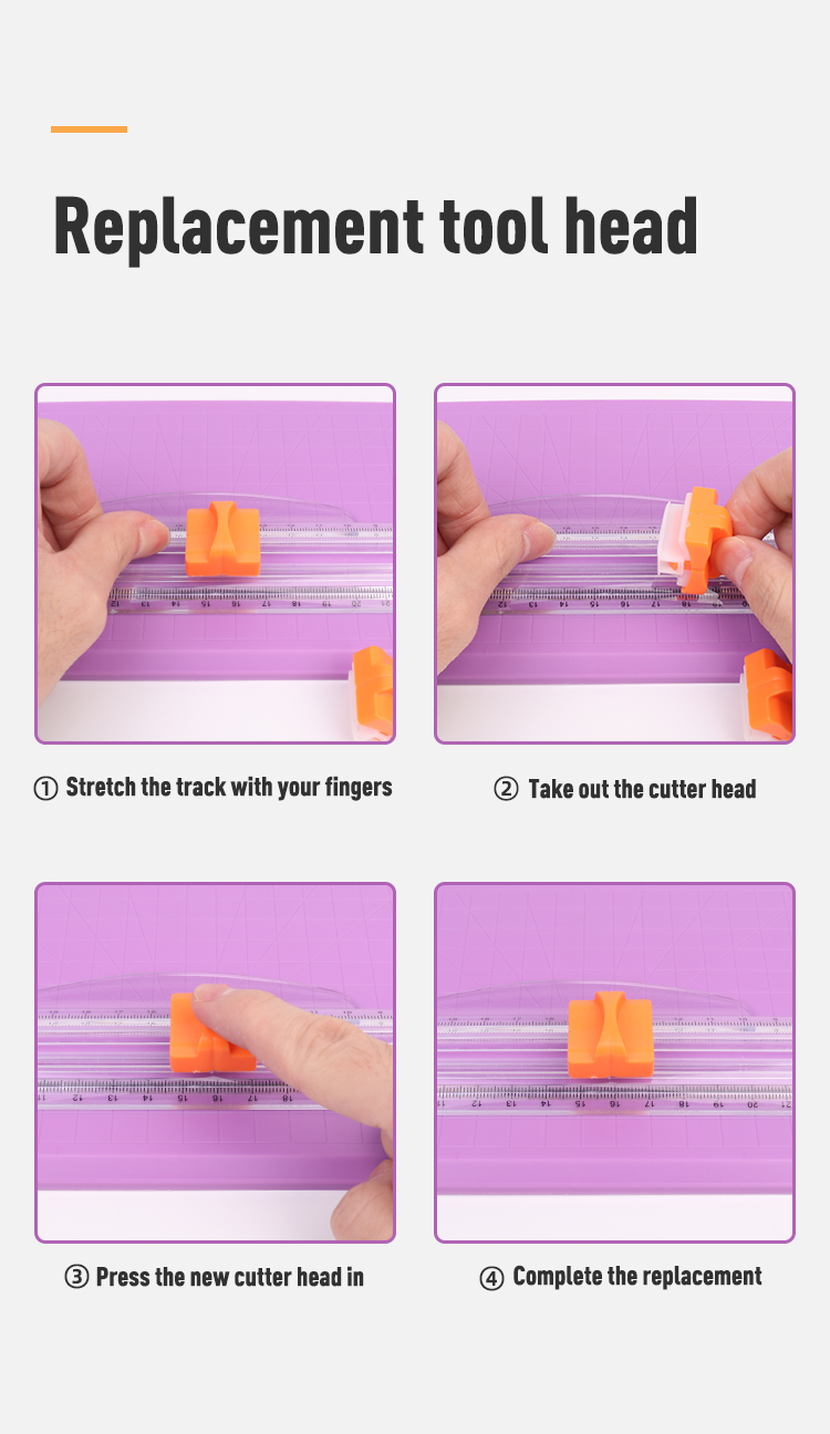Versatile Manual A4 Paper Cutter Trimmer for Various Crafting Materials