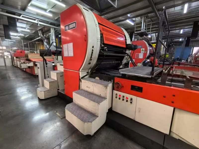 45 Inch Huayu Single Color Printing Machine With Fulin UV Oven And Automatic Stacker