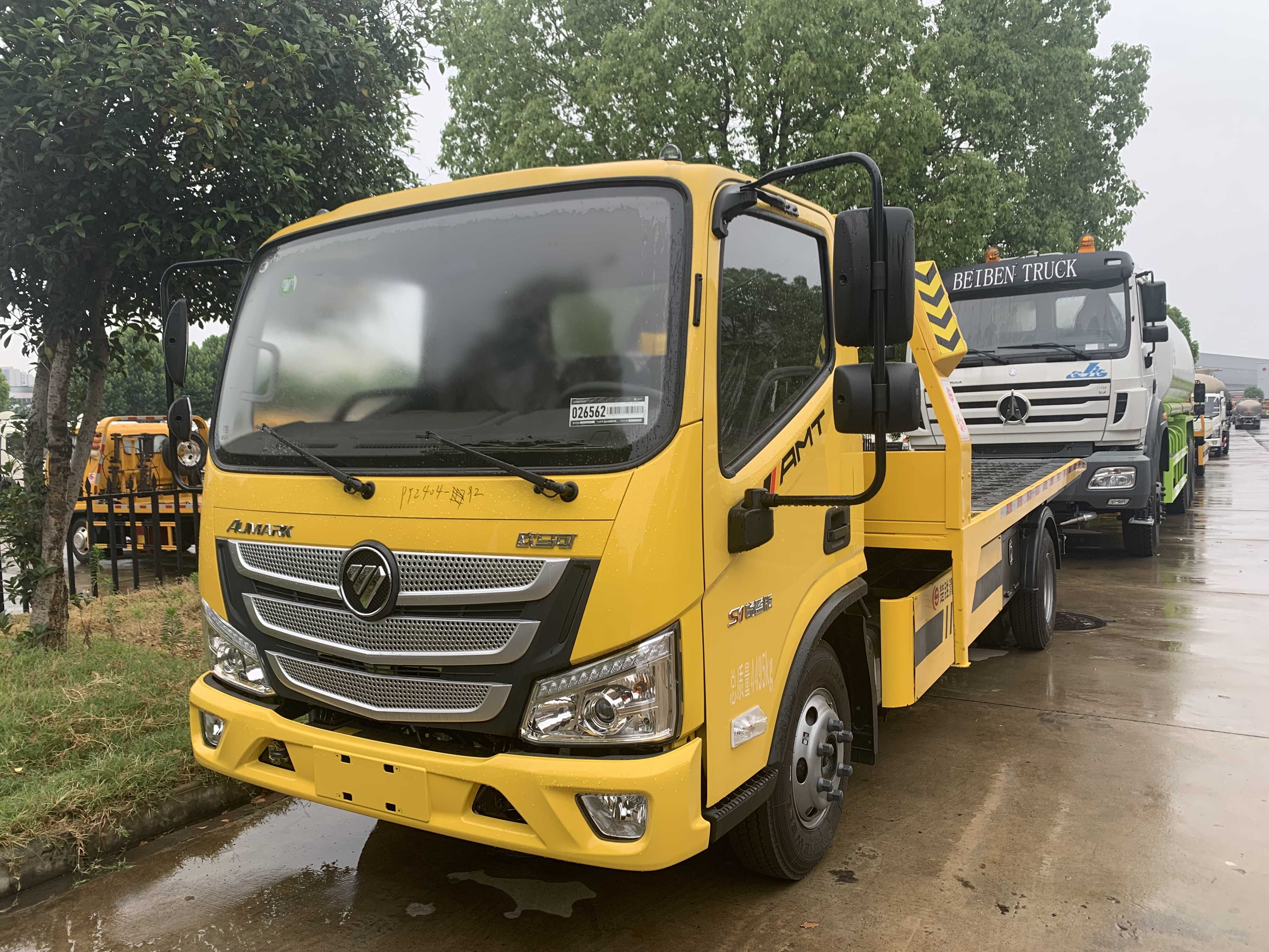 115kW Foton Wrecker Towing Truck Platform Flatbed Towtruck