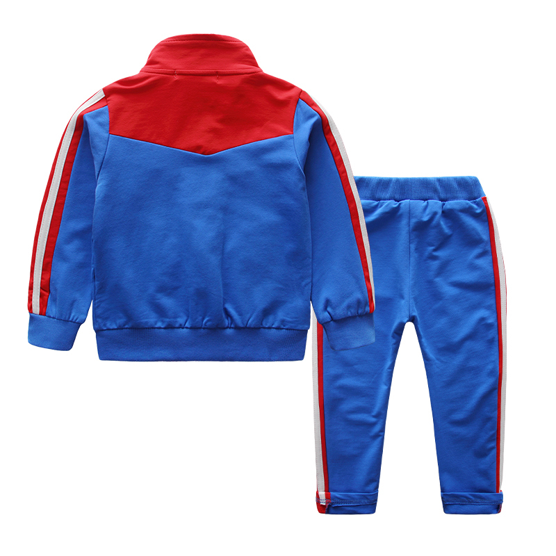 Autumn Baby Boy Tracksuit Set , Little Kids Sports Tracksuits Running Wear