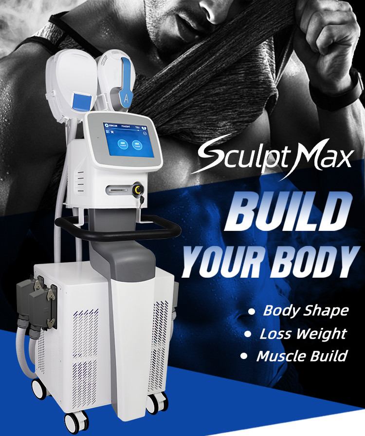 2 Handles HIEMT Slim Beauty Machine For Muscle Training