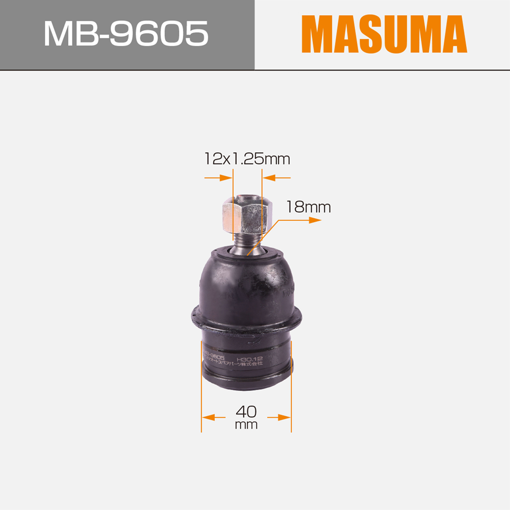 MR990822 MR508134 MASUMA Ball Joint for MITSUBISHI MONTERO V64W 0420-V97 Reference NO