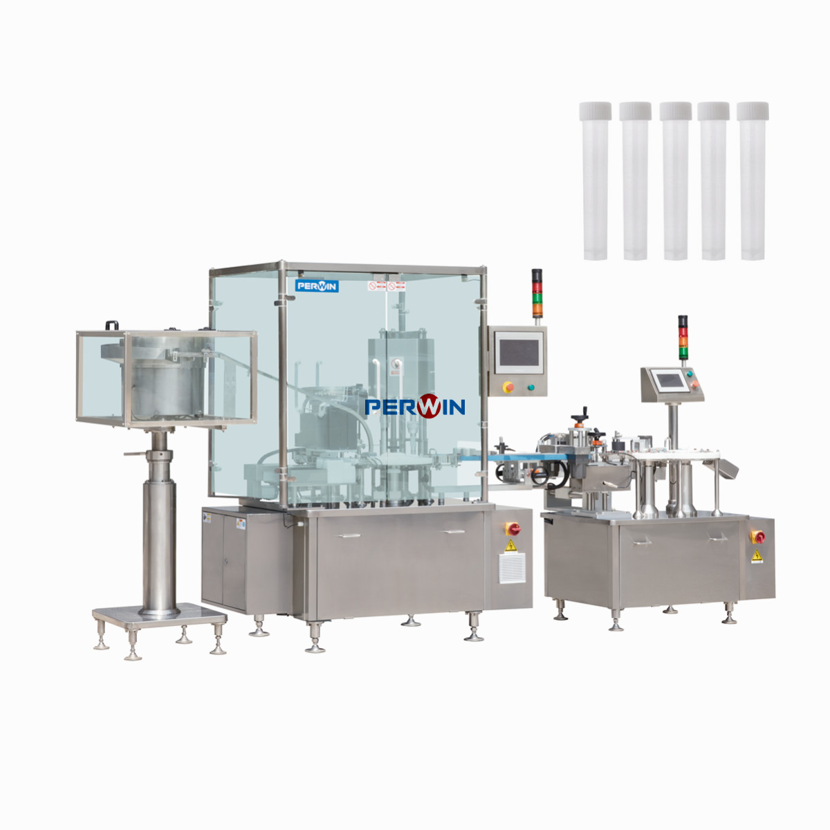 LCD Touch Screen 1cc Antigen 80bpm Vial Filling Equipment