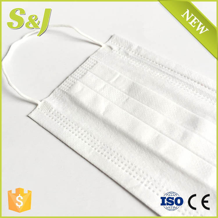 S&J "Secure+" Disposable Protective Face Mask Made for Sensitive Skin Hypoallergenic Inner Layer ASTM LEVEL 3 Premium Quality