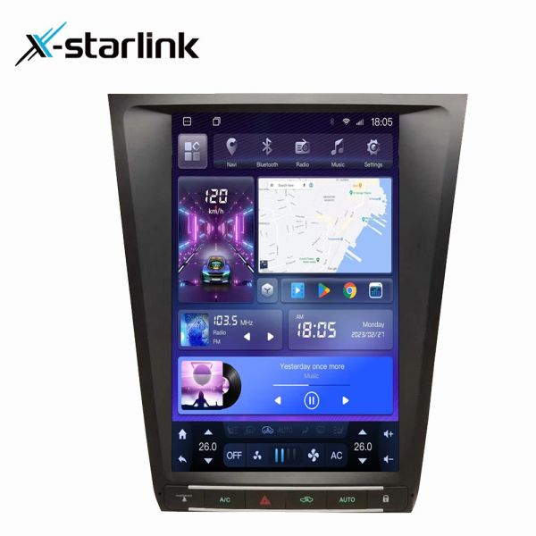 Android 13 For Lexus GS 2004-2011 8+128G Car Navigation Car Dashboard Screen 12.1''