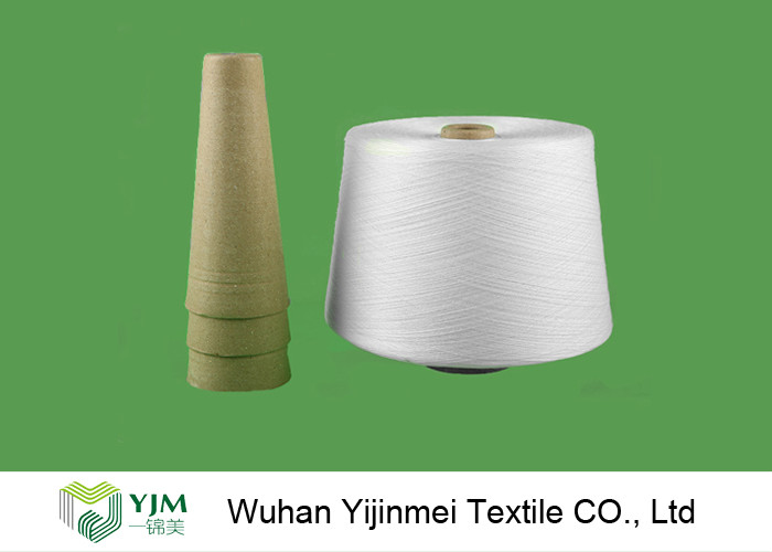 Pure White TFO Plastic Cone Spun Polyester Sewing Thread 20s / 2 Packing By PP Bag