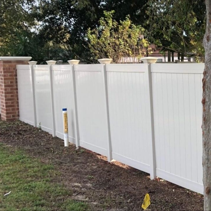 Cheap Vinyl PVC Plastic Privacy Fence With Posts For Home