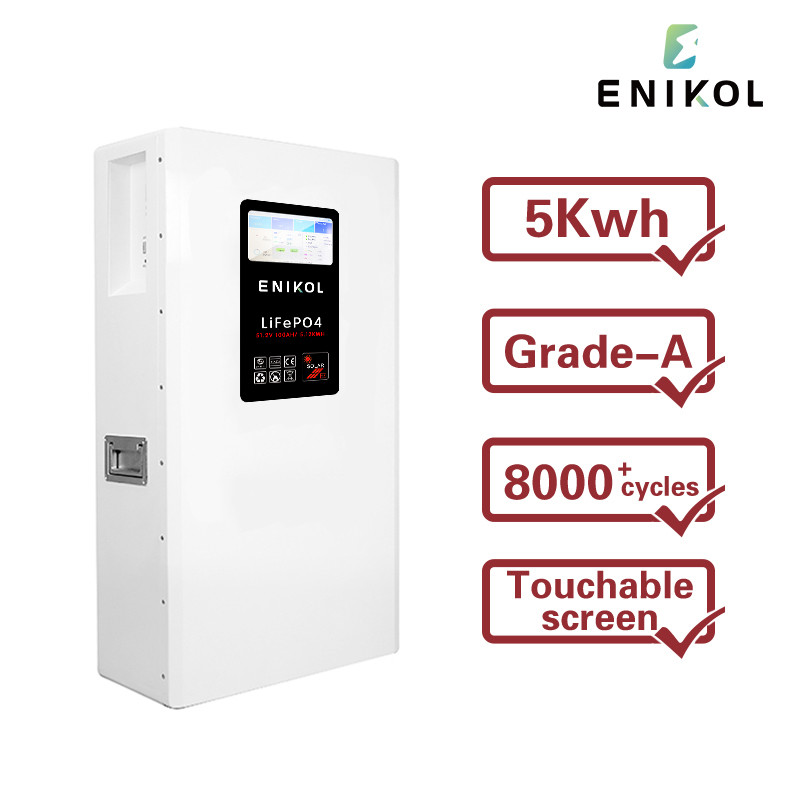 51.2V Lithium Iron Phosphate Battery 100AH LiFePO4 Solar Battery With BMS 48V 100AH 5120WH