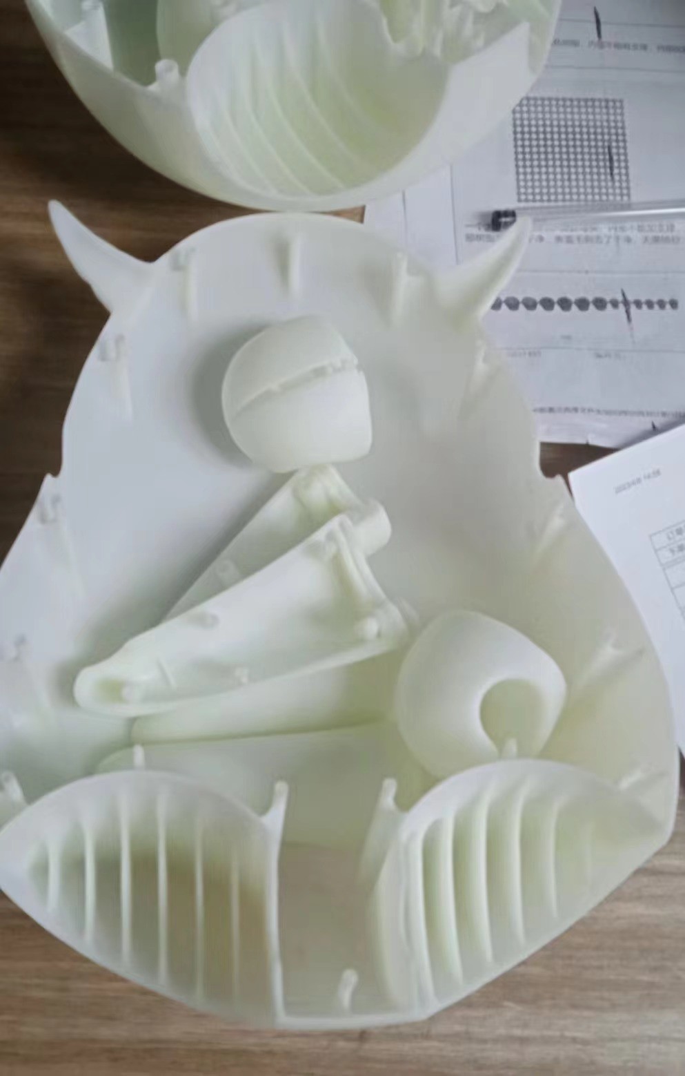 CNC Tooling Machine Plastics Resin Titanium 3D Printing Prototype for Anime Action Figure