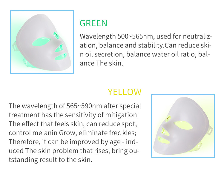 Pdt Led 7 Color Photon Therapy Skin Facial Rejuvenation Machine Red Light Photodynamic Skin Beauty Care Equipment