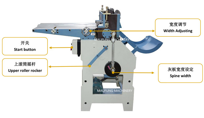 Hardcover Spine Cutting Machine Hardcover Book Binding Machine MF-65