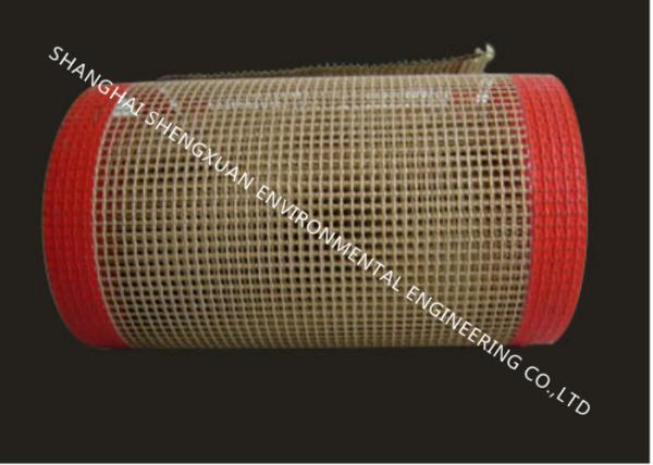 Quality 1x1 mm  Conveyor Belt , PTFE Coated Fiberglass Conveyor Belt For Drying Industry for sale