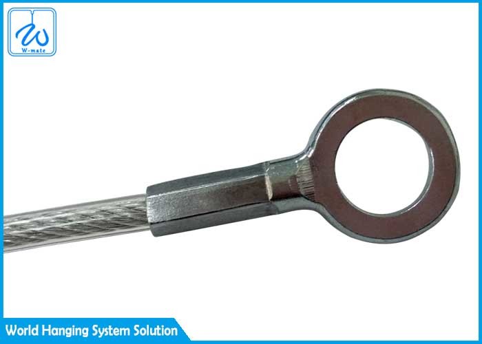 Galvanized Coated Steel Wire Rope Sling 4mm With Stamped Eyelet