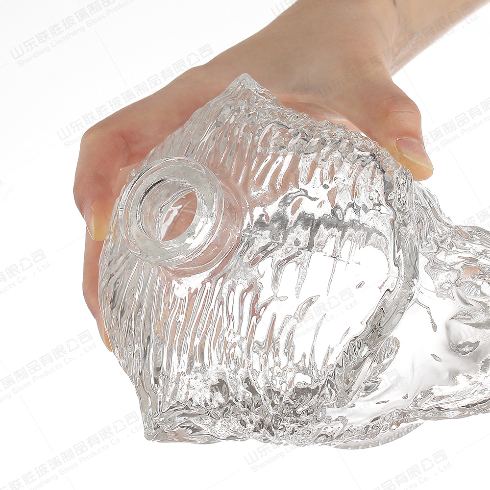 Liquor Clear Custom Empty Glass Bottle 375ml 500ml 750ml Healthy