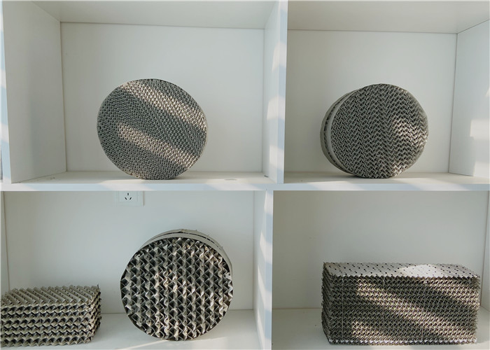 High Purity SS304 304L 316 316L Metal Structured Packing For Mass Transfer 500Y
