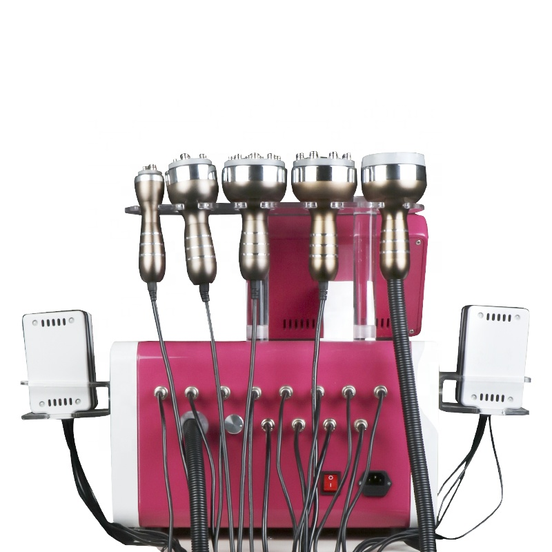 2021 New Arrival 6 In 1 40K Cavitation Vacuum Radio Laser Massager lipo Laser Slimming Machine