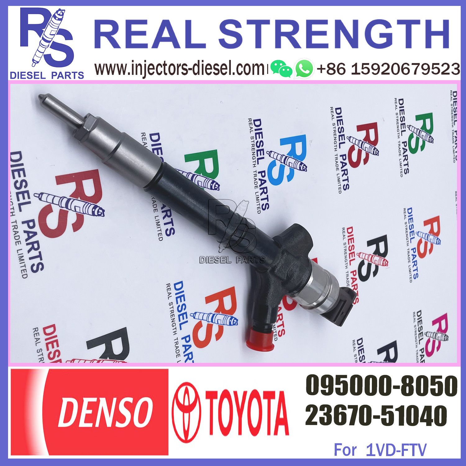 diesel fuel engine injector 095000-8050 23670-51040 engine high pressure pump engine injection injector 095000-8050