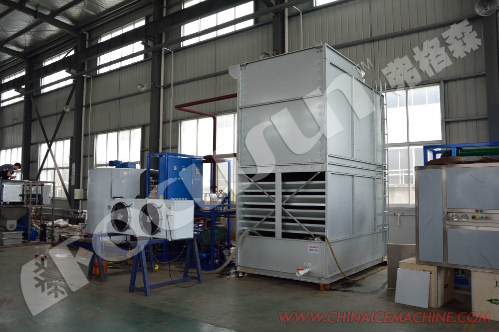 Fresh Water Large Capacity 25 Ton Flake Ice Making Machine with Bitzer Compressor